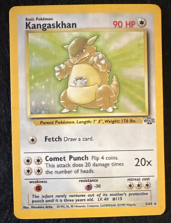 Kangaskhan #5 (Holo) | Pokemon Jungle | Moderately Played - Image 1