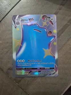 Ditto VMAX (Shiny) - SV119/SV122 Ultra Rare Shining Fates Pokemon TCG NM - Image 1