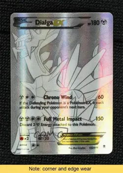 Full Art Silver - Dialga EX Pokemon XY Phantom Forces #122 READ - Image 1