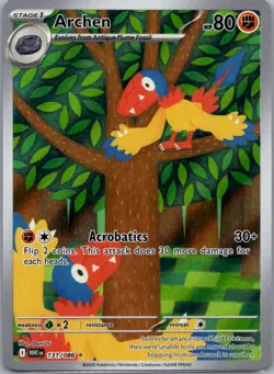 Archen - 131/086 131/086 Holo Illustration Rare SV: White Flare Pokemon Holo NM - Image 1