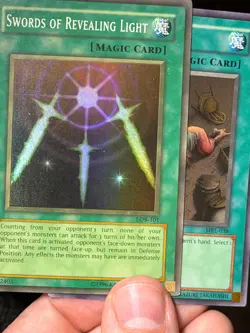 Swords of Revealing Light LOB-101 FADED ERROR Yu-Gi-Oh - Image 4