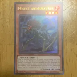 Yu-Gi-Oh! Miscellaneousaurus RA04-EN022 Ultra Rare 1st Ed NM - Image 1