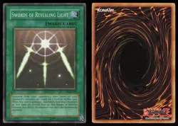 Swords of Revealing Light LOB-101 FOIL SHIFT + FADED ERROR Yu-Gi-Oh - Image 3