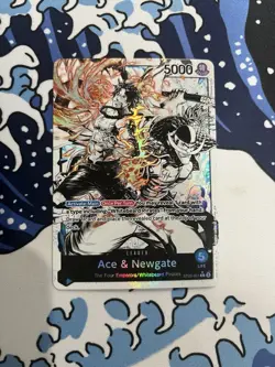 Bandai Ace & Newgate Leader Foil Special 2 Cards ST22 One Piece Card Game - Image 2