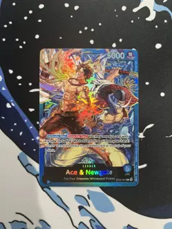 Bandai Ace & Newgate Leader Foil Special 2 Cards ST22 One Piece Card Game - Image 3