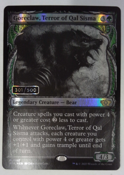 MTG Goreclaw Terror Of Qal Sisma Serialized #301/500 Magic MUL - Image 1