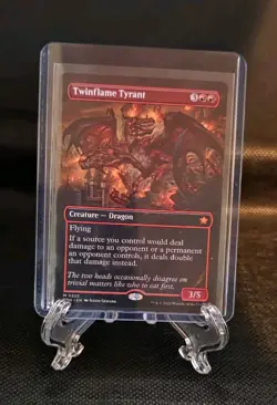 Twinflame Tyrant - MYTHIC, Borderless, Alt-Art, FDN - 0333 MTG Magic PACK FRESH! - Image 1