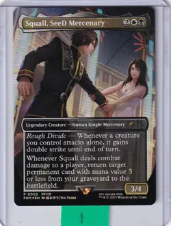 Squall SeeD Mercenary (Borderless) (Final Fantasy) FOIL * Promo General MTG - Image 1