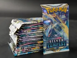 Lot of (18) Pokemon Sword & Shield SWSH12 Silver Tempest Booster Packs SEALED - Image 1