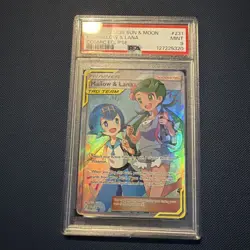 2019 Pokemon Sun & Moon Cosmic Eclipse 231 Mallow Lana PSA 9 96050479 - Image 1