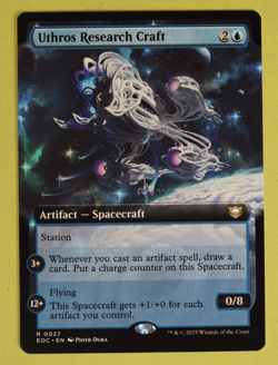 Uthros Research Craft 0027 MTG Edge of Eternities Extended Art Rare NM NP - Image 1