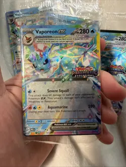 Pokemon TCG: Prismatic Evolutions Vaporeon ex 023/131 Stamped Promo Sealed - Image 1