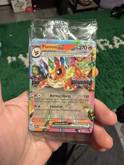 Flareon ex #014/131 Stamped Prismatic Evolutions Promo Sealed Pokemon - Image 1