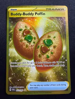 Buddy-Buddy Poffin 223/167 Gold Pokemon Twilight Masquerade NM/M - Image 1