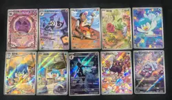 2025 Pokemon TCG S-CNC Quaxly Ceruledge Fuecoco Holo CBB1C 0509/09 Lot*10 TB44 - Image 1