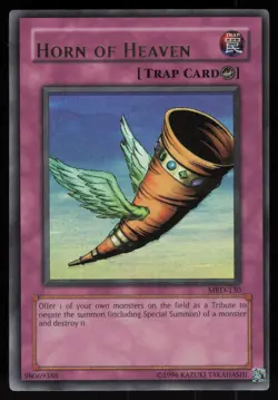 Horn of Heaven MRD-130 MRD Ultra Rare REGISTRATION + FOIL SHIFT ERROR Yu-Gi-Oh - Image 1
