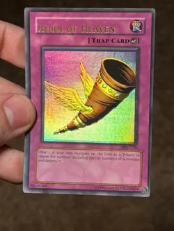 Horn of Heaven MRD-130 MRD Ultra Rare REGISTRATION + FOIL SHIFT ERROR Yu-Gi-Oh - Image 4