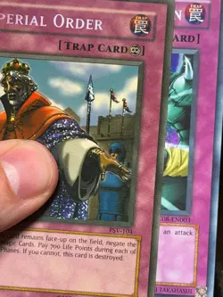 Imperial Order PSV-104 Light Fade + foil Shift + Reverse Foil Error Yu-Gi-Oh - Image 4