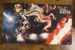 YuGiOh! Playmat - Kozmo Farmgirl Kozmoll Wickedwitch - Custom Game Mat - Image 1