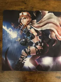 YuGiOh! Playmat - Kozmo Farmgirl Kozmoll Wickedwitch - Custom Game Mat - Image 2