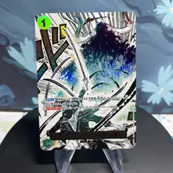 One Piece Zoro Demon Aura Nine Sword Style OP12-037 Japanese Event Manga NM - Image 1
