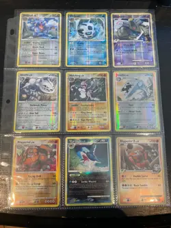 Pokemon Card Lot 9 Vintage Rare Reverse Holos 🔥LP - HP 2007-2009 DP era - Image 1