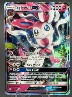 Sylveon GX 92/145 Pokemon Guardians Rising Sun & Moon Ultra Rare Card NM 🔥🔥🔥 - Image 1