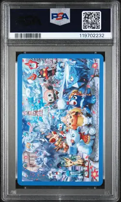 Queen Of Hearts Alolan Vulpix Center Sapporo Playing Cards Pokemon PSA 10 - Image 2