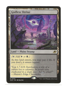 GODLESS SHRINE EoE Magic English Promo Pack Near Mint Altar Sin Dios MTG - Image 1