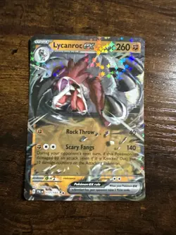 Pokemon Lycanroc ex 117/193 Double Rare Card - Image 1