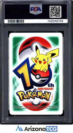 Pokemon 2006 Abra/Alakazam/Kadabra 3 Of Clubs 10th Annv. Playing Card PSA 10 - Image 2