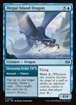 Dirgur Island Dragon Skimming Strike - Tarkir: Dragonstorm #0040 MTG - Image 1