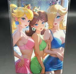 Rosalina, Peach & Daisy Anime Waifu Card Doujin ACG Goddess Holo - Image 1
