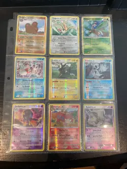 Pokemon Card Lot 9 Vintage Rare Reverse Holos 🔥LP - HP 2007-2010 DP era - Image 1