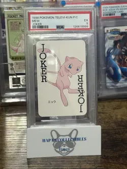 1998 Pokemon Televi-kun Mew Playing Card Joker PSA 5 2025 Cert POP 1 U.S. Seller - Image 1