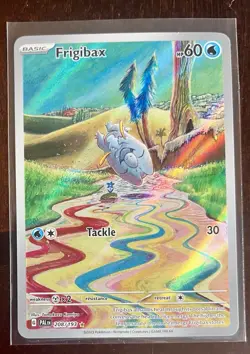 Pokemon Paldea Evolved FRIGIBAX Illustration Rare Card #208/193 - Image 1