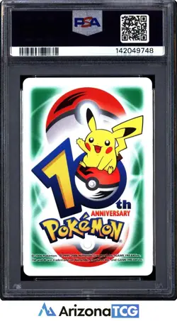 Pokemon 2006 Sandshrew/Sandslash 2 Green 10th Anniversary Playing Cards PSA 9 - Image 2