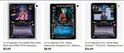 3 Yu Yu Hakusho Boton Cards Reserved See Picture - Image 1