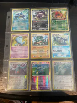 Pokemon Card Lot 9 Vintage Rare Reverse Holos 🔥LP - HP 2007-2009 DP era - Image 1