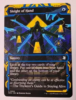 MTG, Secrets of Strixhaven Sleight of Hand Mystical Archive FOIL NM/Unplayed - Image 1