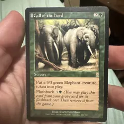 MTG Magic the Gathering Call of the Herd (231/352) Odyssey LP - Image 1