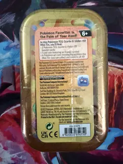 English Pokemon TCG pokemon 151 Tin sealed 2 Packs Dragonite Artwork - Image 2