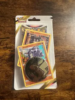 Pokemon TCG Astral Radiance Blister Pack - Steelix & Onix Cards & Pikachu Coin - Image 1