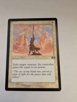 Swords to Plowshares (Retro Frame) Dominaria Remastered Regular MTG - Image 1