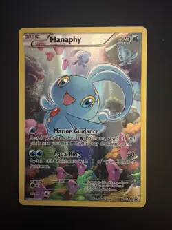 Pokemon TCG Manaphy Holo Holo Rare XY113 Black Star Promo - Image 1