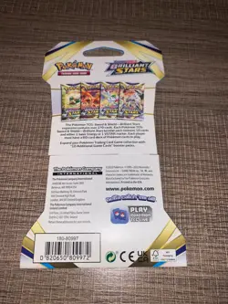 Pokemon TCG - Sword & Shield - Brilliant Stars Booster Pack - Sealed - Image 2