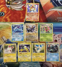 Vintage Pokemon Card Lot Fire Cracked Ice Holo Entei Raikou Suicune - Image 1