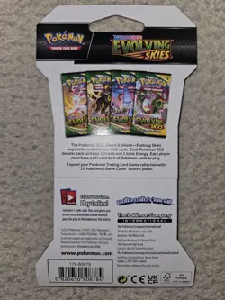 Pokemon Sword & Shield Evolving Skies Brand New Sleeved Booster Pack Sylveon TCG - Image 2
