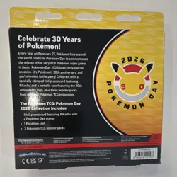 Pokemon TCG: 2026 Pokemon Day Collection Box Pikachu Promo Card - Image 2