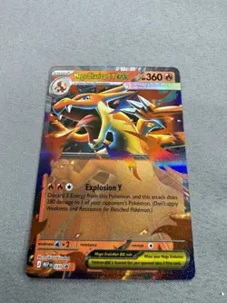 Pokemon Mega Charizard Y ex 030 Mega Evolution Holo Black Star Promo MINT - Image 2